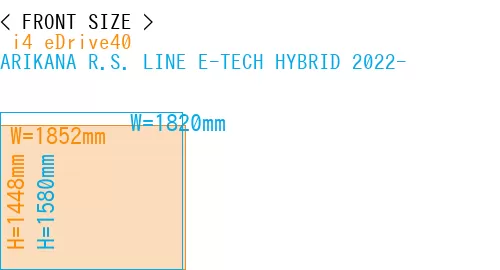 # i4 eDrive40 + ARIKANA R.S. LINE E-TECH HYBRID 2022-